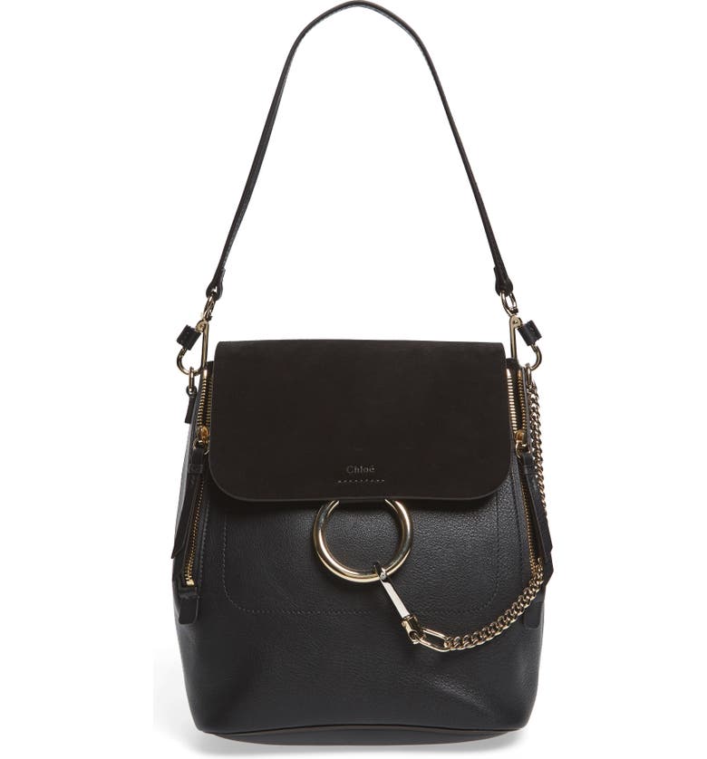 Chloé Medium Faye Suede & Leather Backpack | Nordstrom