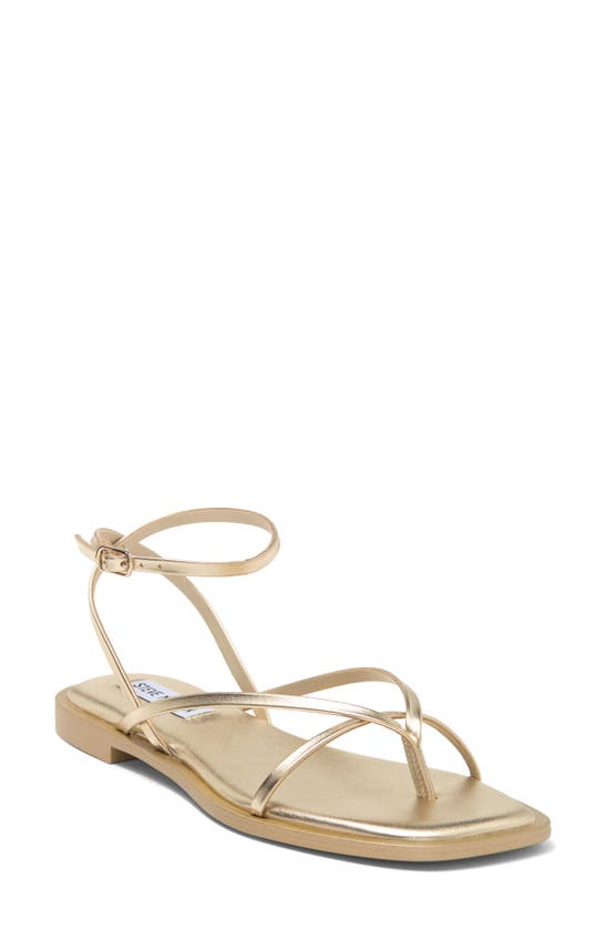 Steve Madden Activated Sandal In Pale Gold