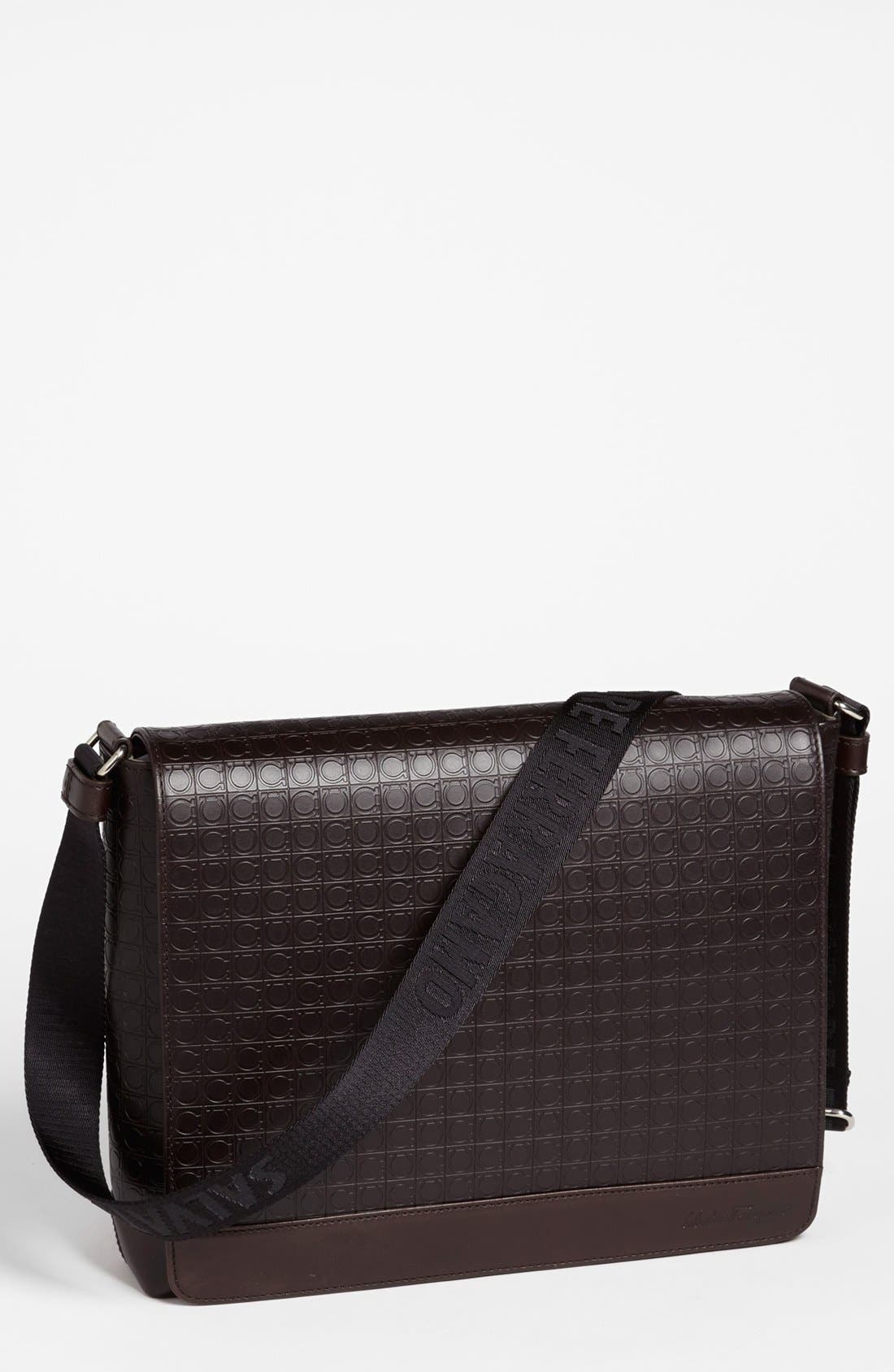 Salvatore Ferragamo Stamped Messenger Bag Nordstrom