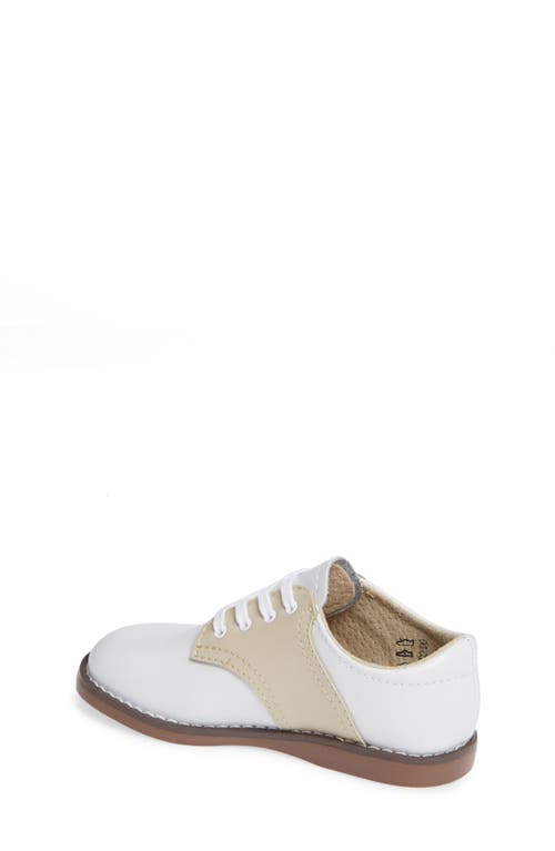 Shop Footmates Cheer Oxford In White/ecru