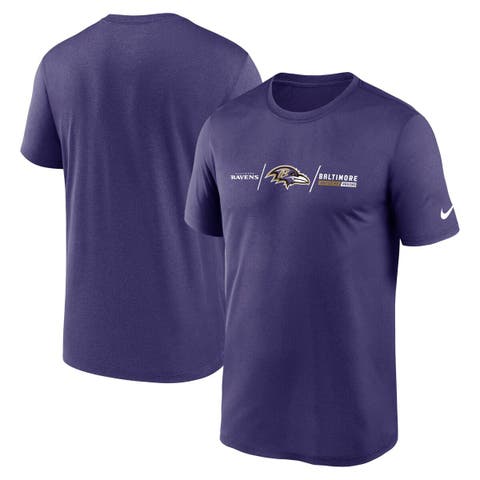 Nike Men's Baltimore Ravens 2023 Volt Dri-FIT Anthracite Long Sleeve T-Shirt