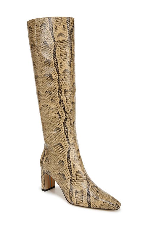 Shop Sam Edelman Sylvia Knee High Boot In Golden Tan