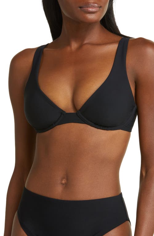 BONDI BORN Pamela Underwire Bikini Top in Black at Nordstrom, Size X-Small