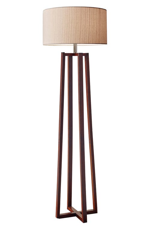 ADESSO LIGHTING Quinn Floor Lamp in Walnut Birch at Nordstrom