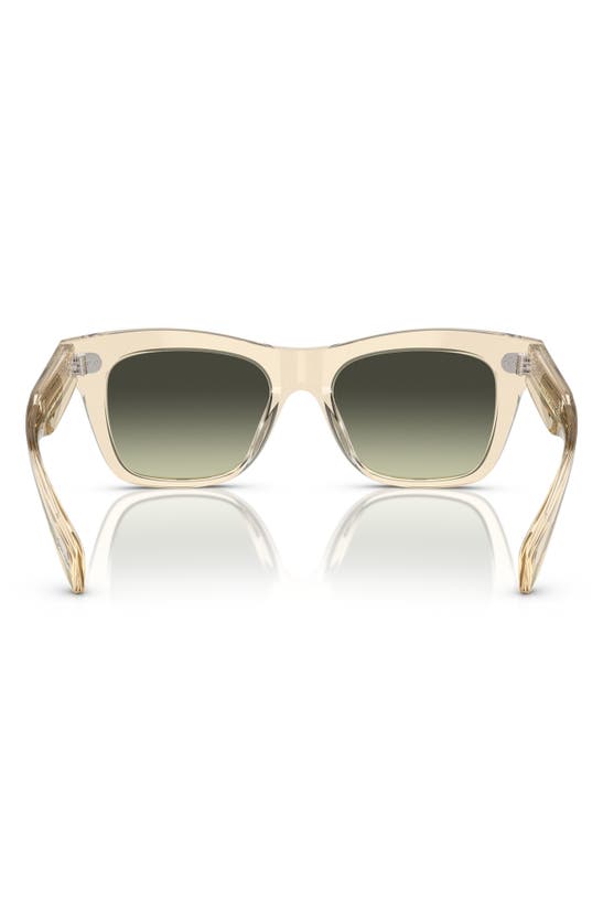 Oliver Peoples Ms. Oliver Gradient Acetate Square Sunglasses In Green