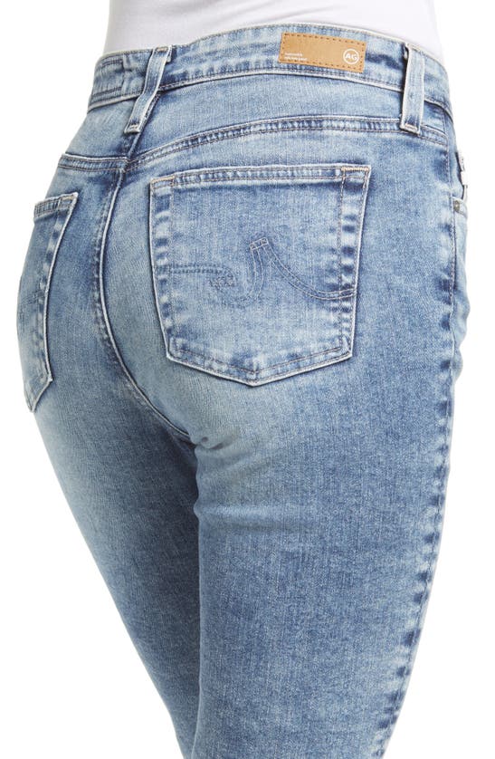 Shop Ag Mari High Waist Ankle Slim Straight Leg Jeans In Sunset Trail