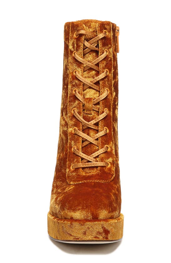 Circus Ny Kia Block Heel Bootie In Orange