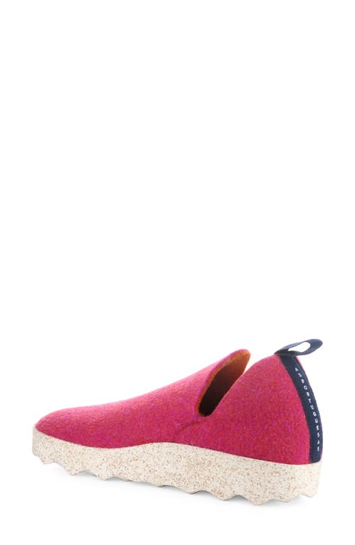 Asportuguesas By Fly London City Sneaker In 063 Fuchsia Tweed/felt