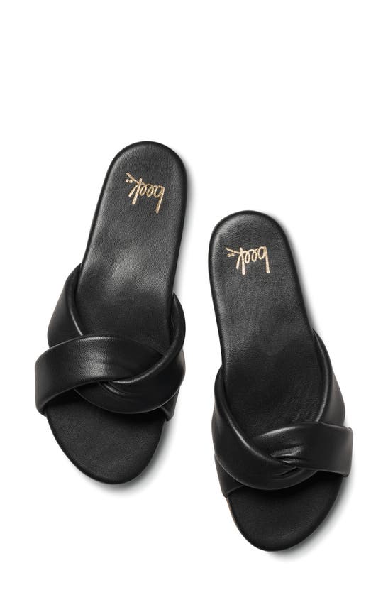 Beek Twistybird Slide Sandal In Black