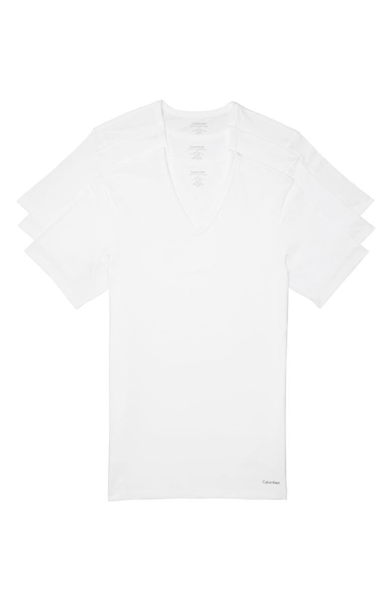 ballon Imperialisme Slumkvarter Calvin Klein 3-Pack Slim Fit Cotton V-Neck T-Shirt | Nordstrom