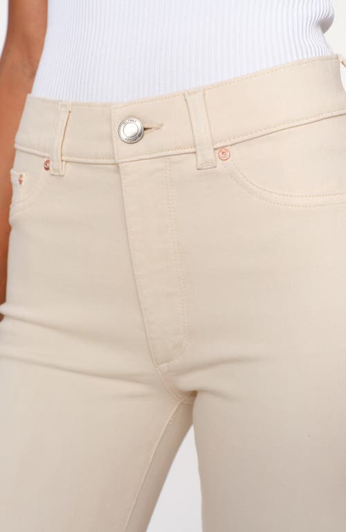 Dl1961 Bridget Instasculpt Raw Hem Ankle Bootcut Jeans In Flax Performance