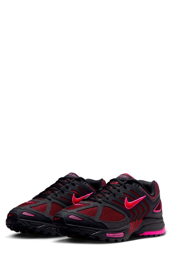 Nike Air Pegasus 2005 Running Shoe In Black/ Fire Red/ Fierce Pink