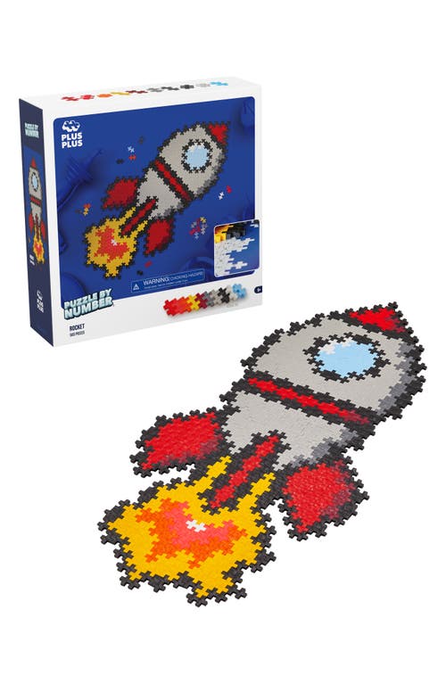 Plus-Plus USA 500-Piece Rocket Puzzle by Number in Multi at Nordstrom