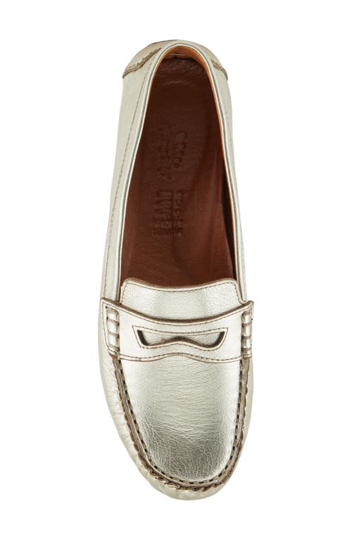 Spring Step Audette Penny Loafer In Silver