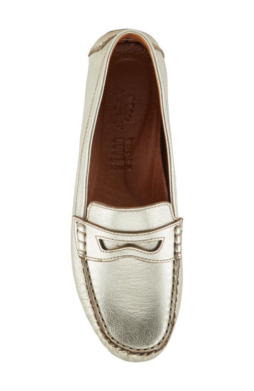 Shop Spring Step Audette Penny Loafer In Silver