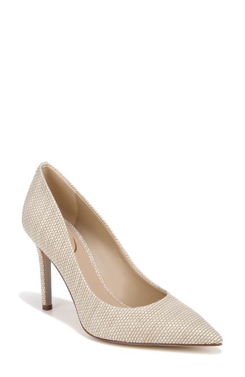 Sam Edelman Hazel Pointed Toe Pump Light Natural at Nordstrom,