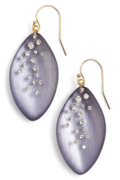 Alexis bittar long leaf earrings Clearance