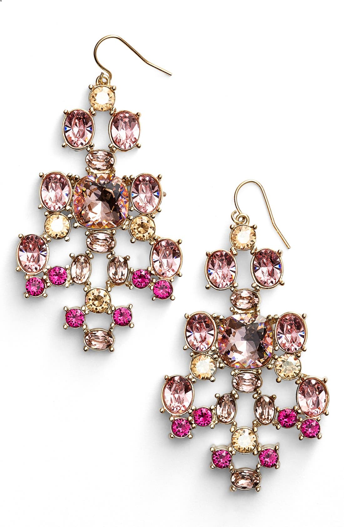 St. John Collection Swarovski Crystal French Wire Earrings Nordstrom