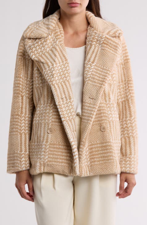 Elie tahari shearling coat best sale