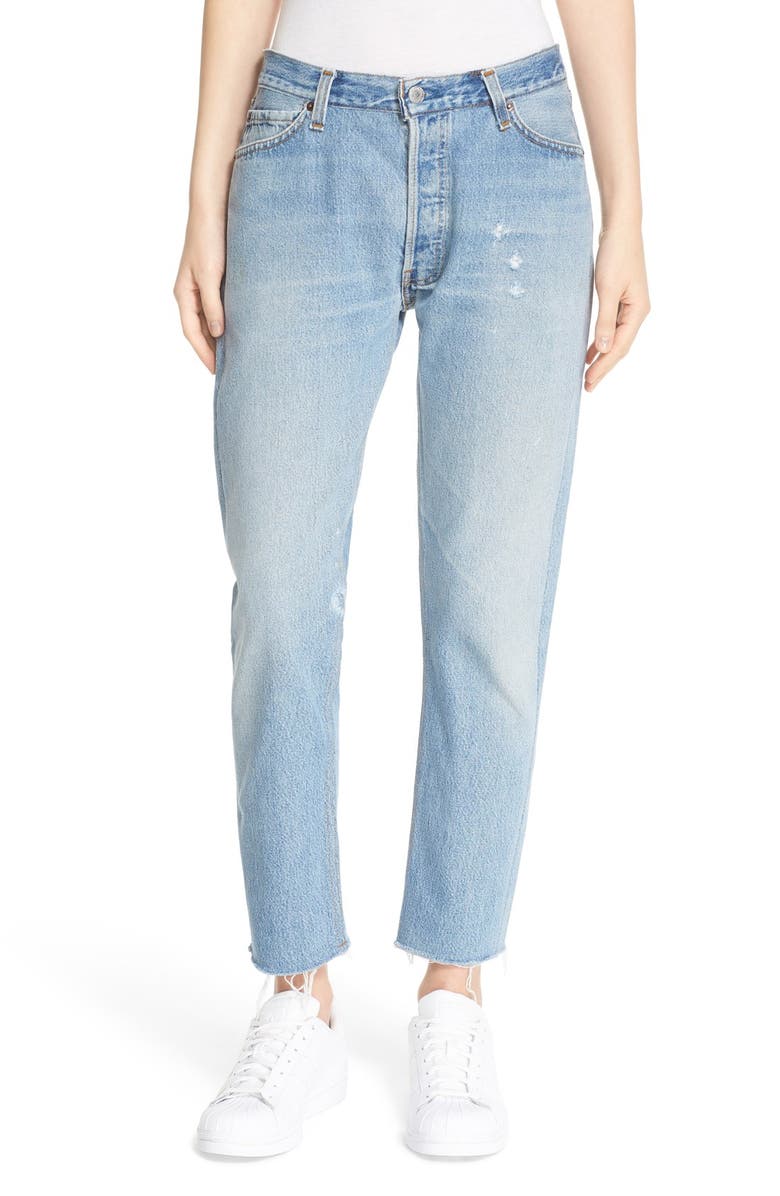 Re/Done 'The Relaxed Crop' Reconstructed Jeans | Nordstrom