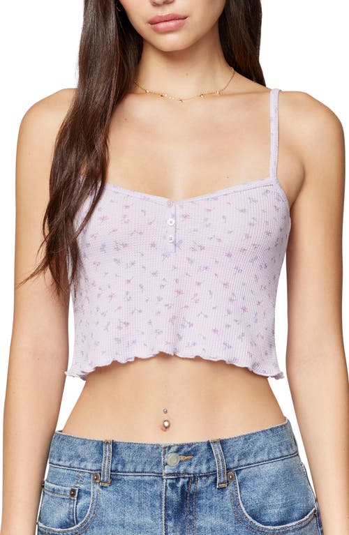 Shop Florence By Mills Micro Thermal Camisole In Soft Millie Lav Garden Floral