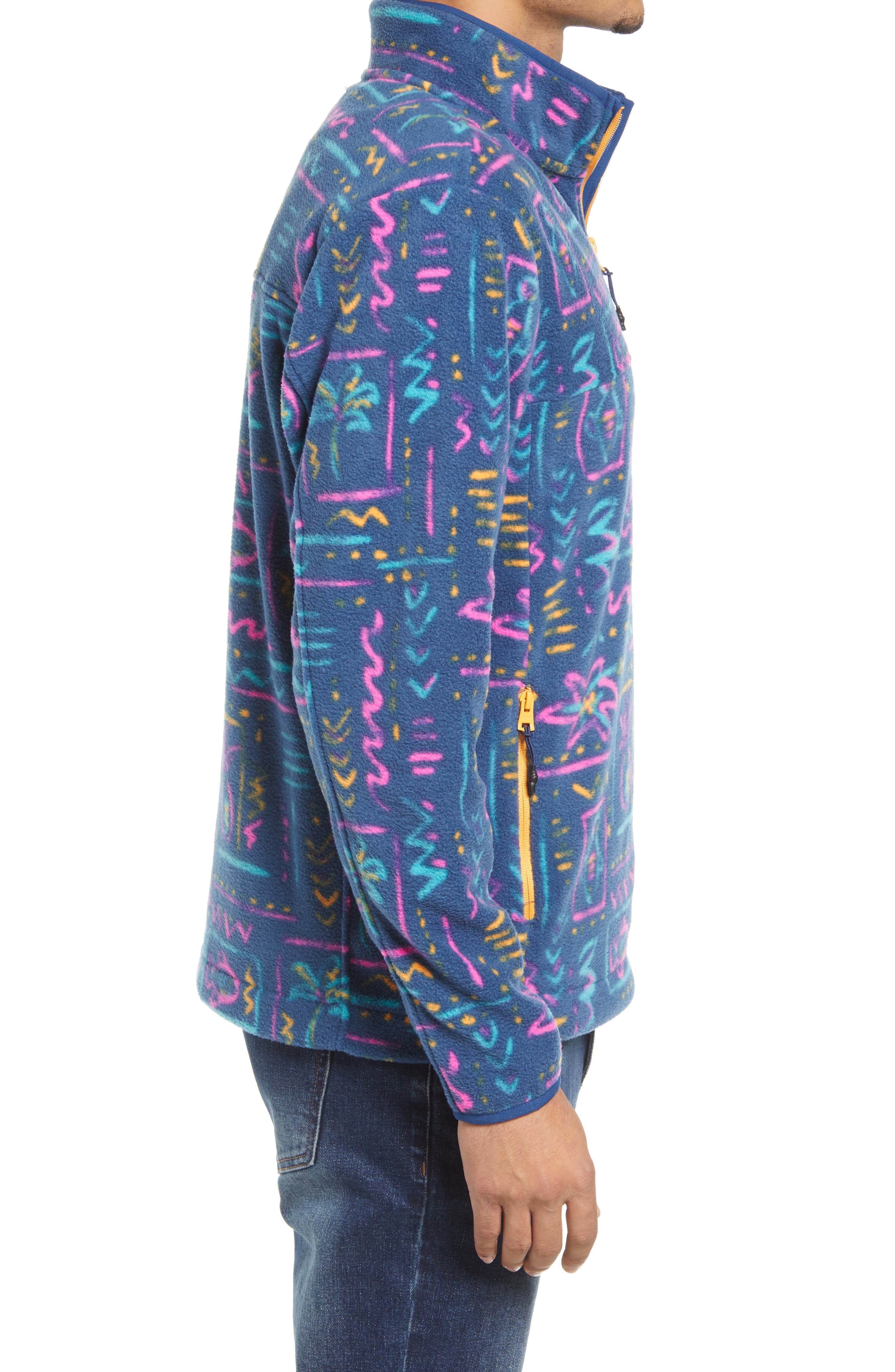 Chubbies Men's The Chilly Vibe Quarter Zip Pullover - Navy - L