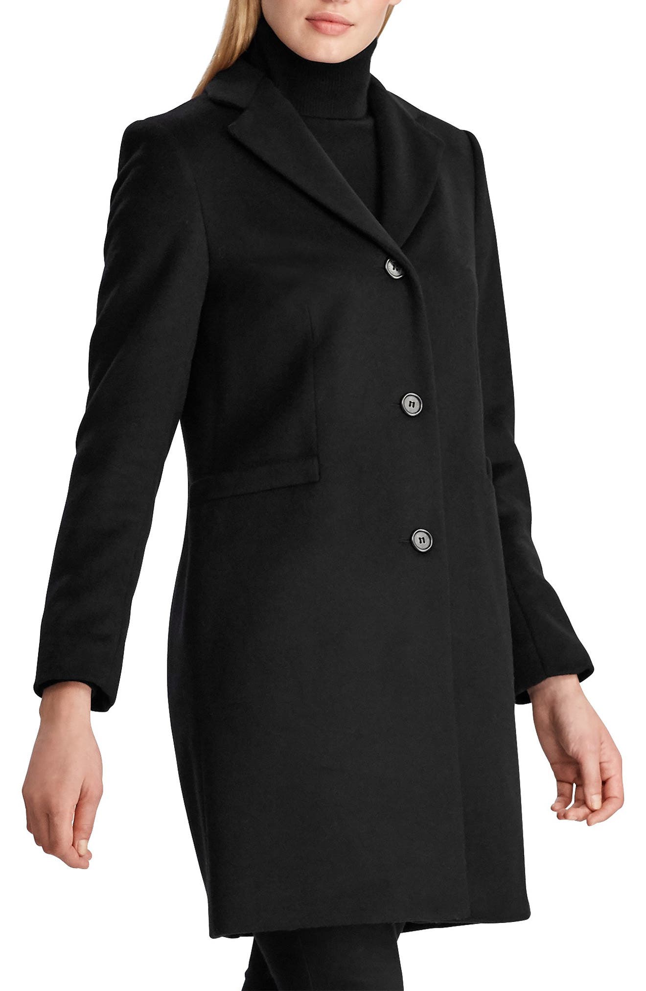 Womens Clothing Coats Long coats and winter coats Alaïa Maxi Wool Caban Coat in Black 