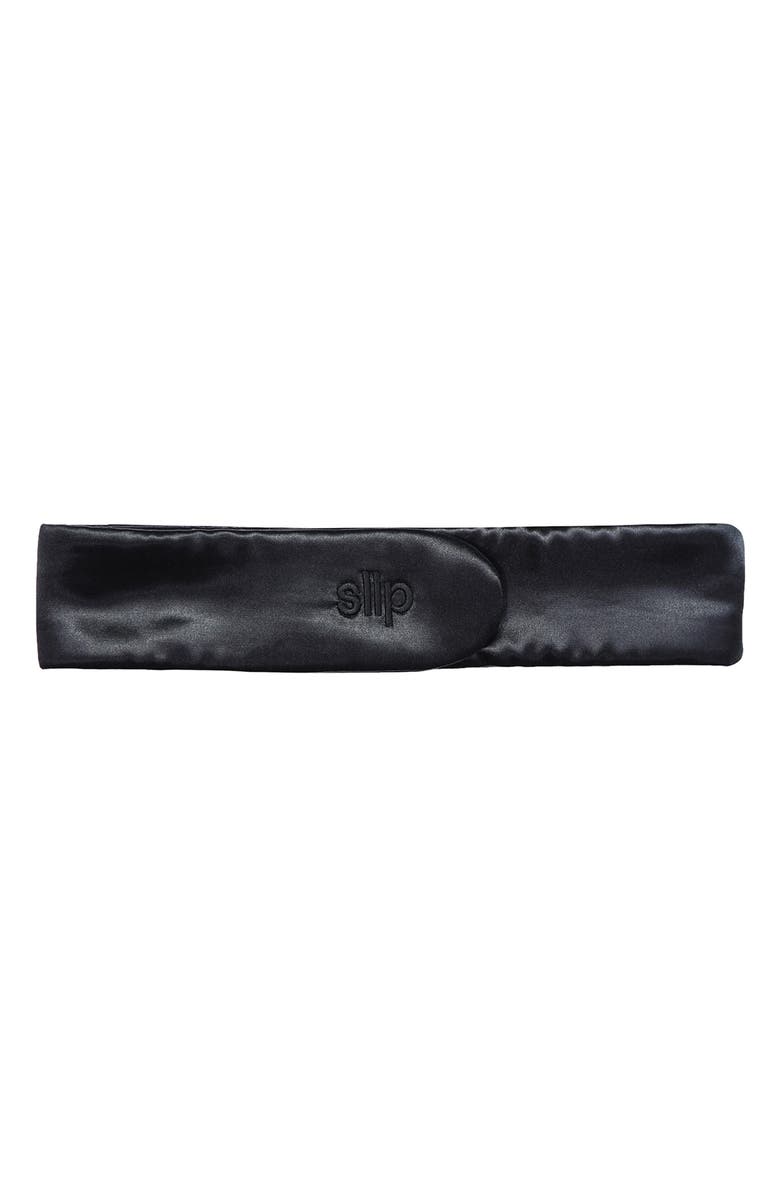 SLIP Pure Silk Glam Hair Band, Main, color, Black