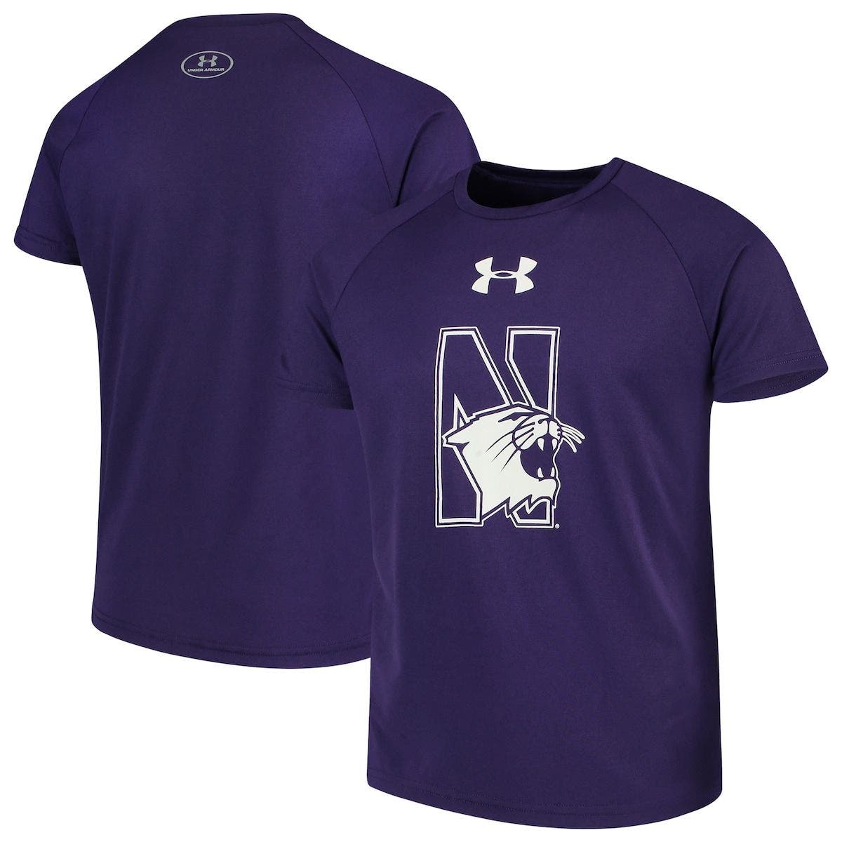 purple under armour shirt youth