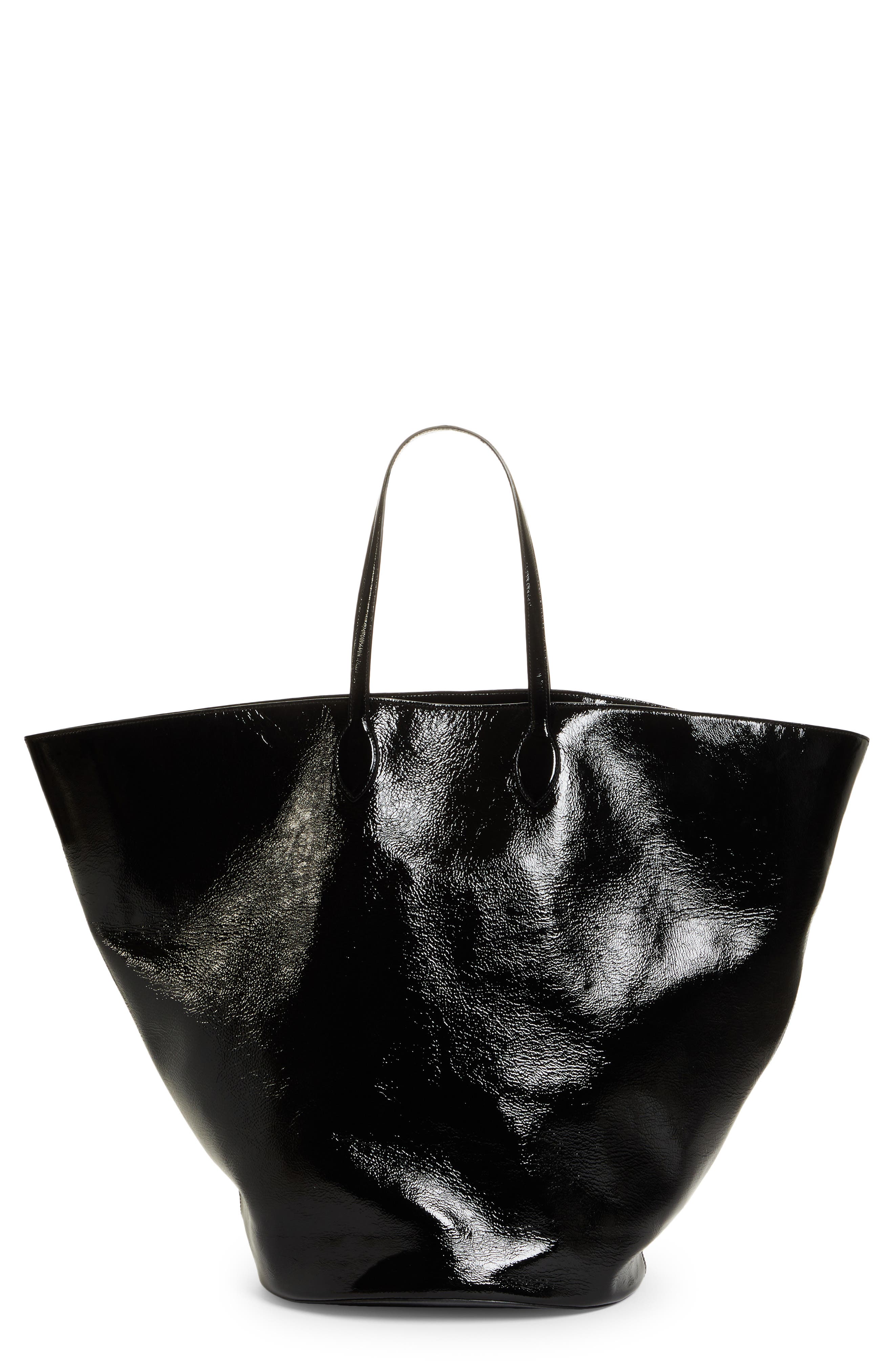 patent leather purse