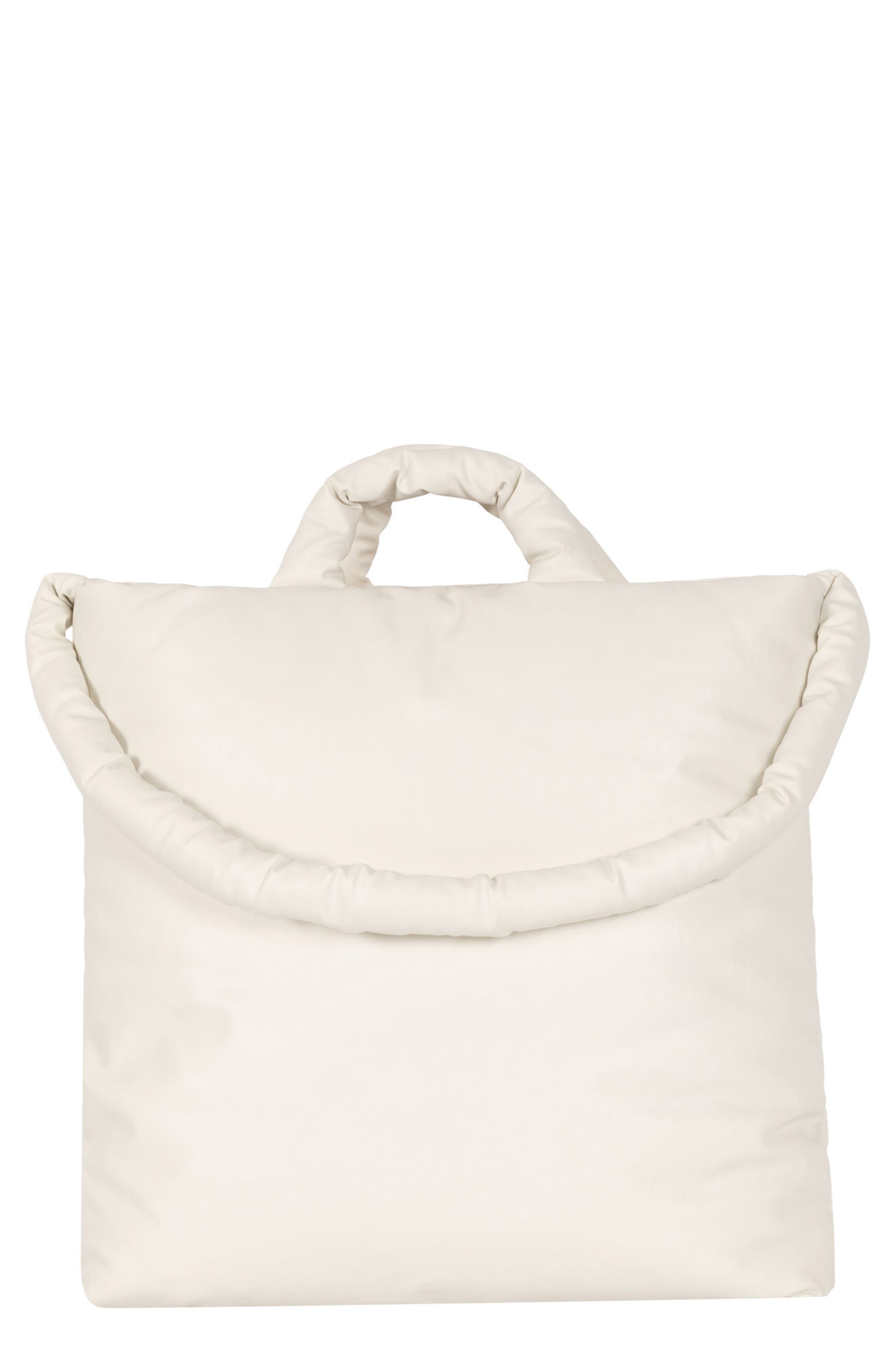 KASSL Medium Oiled Canvas Bag in White at Nordstrom