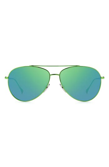 Isabel Marant 60mm Gradient Aviator Sunglasses In Green