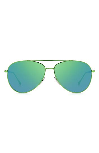 Shop Isabel Marant 60mm Gradient Aviator Sunglasses In Green