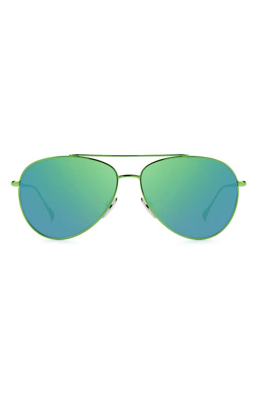 Shop Isabel Marant 60mm Gradient Aviator Sunglasses In Green