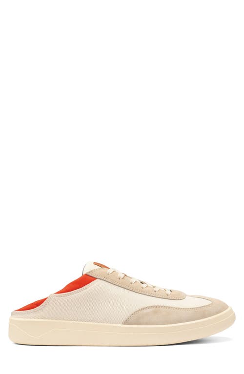 Shop Olukai Punini Sneaker In Off White/molten Orange