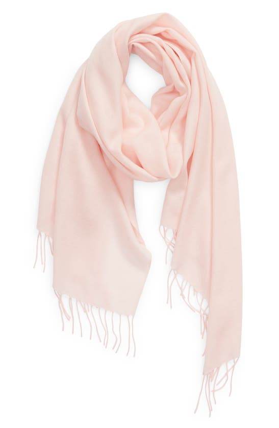 Shop Nordstrom Tissue Weight Wool & Cashmere Scarf In Pink Ballet