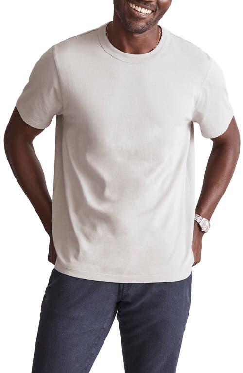 Allday Garment Dyed Cotton T-Shirt in Porous Grey