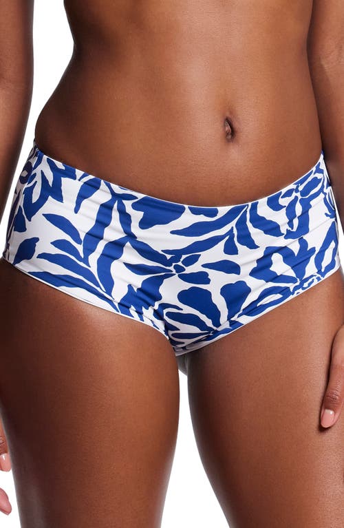 Shop Hanky Panky Boyshorts Bikini Bottoms In Poolside Blue Print