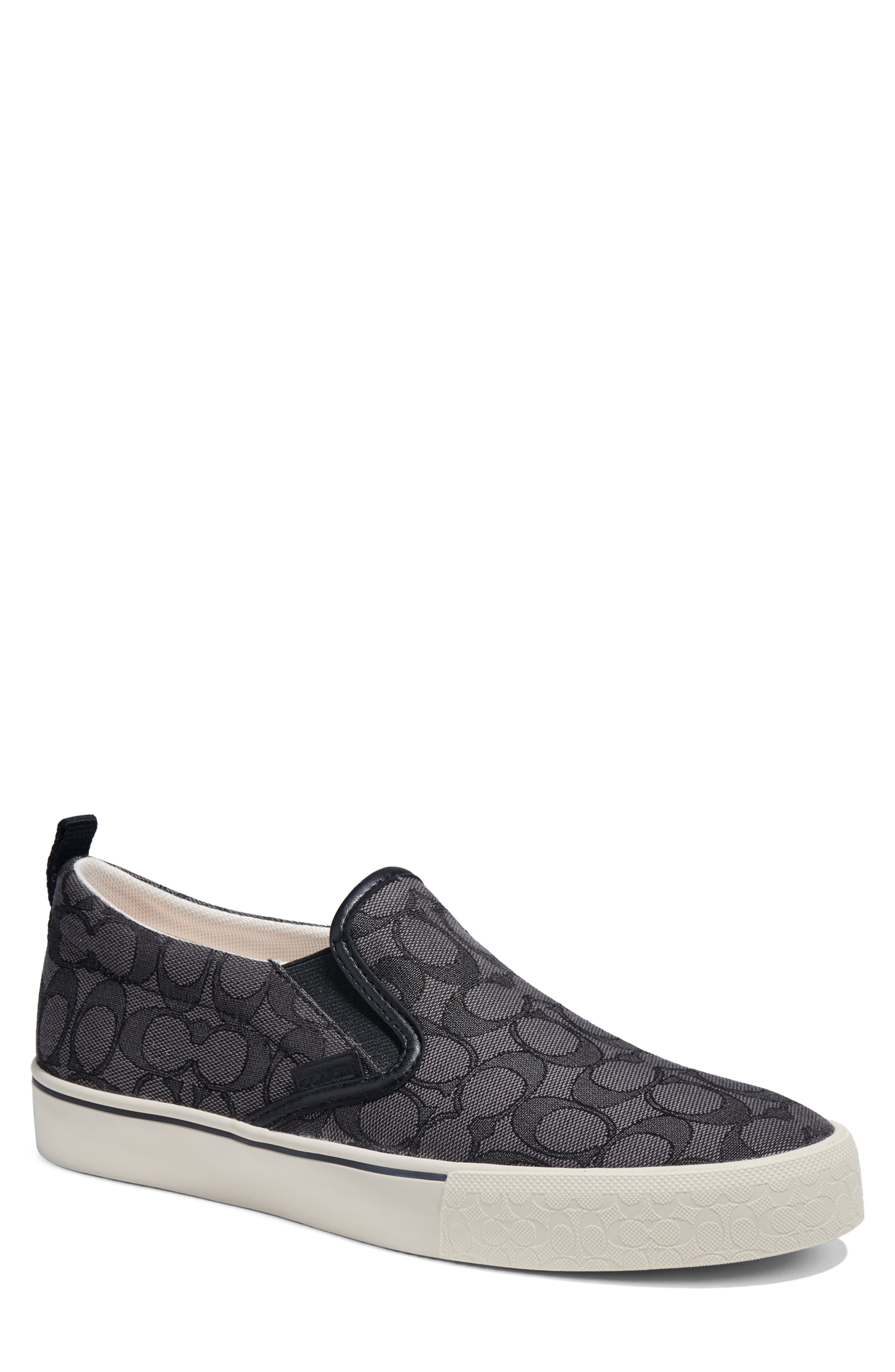 mens coach slip ons