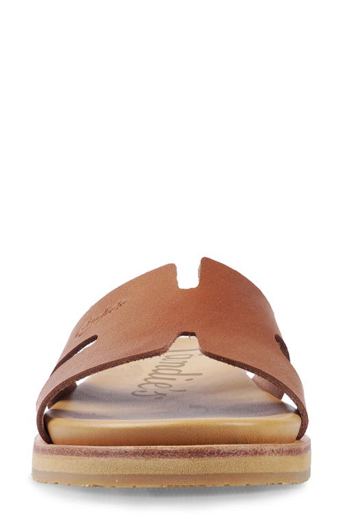 Shop Candies Candie's Mikela Slide Sandal In Cognac