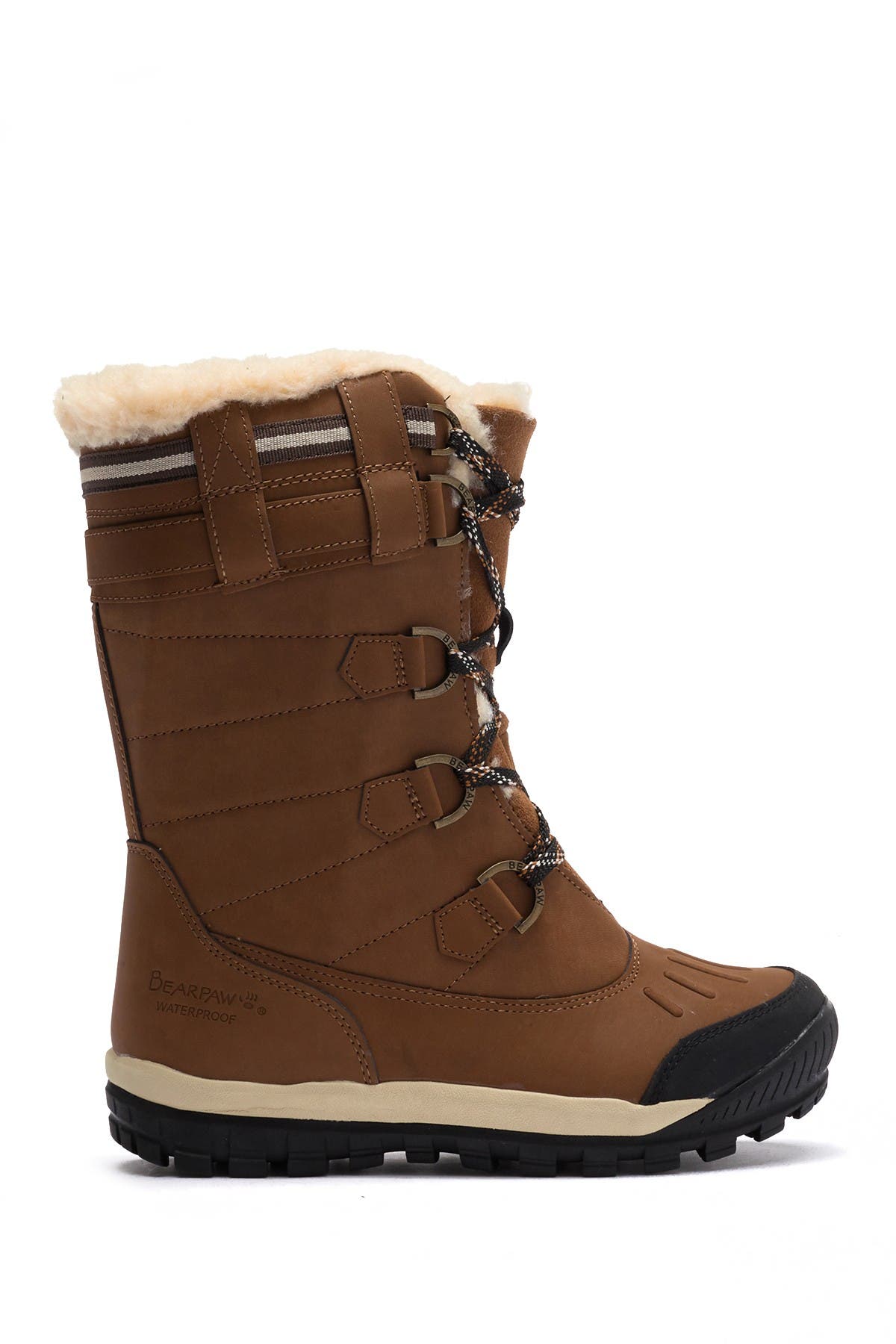 bearpaw lace up back boots