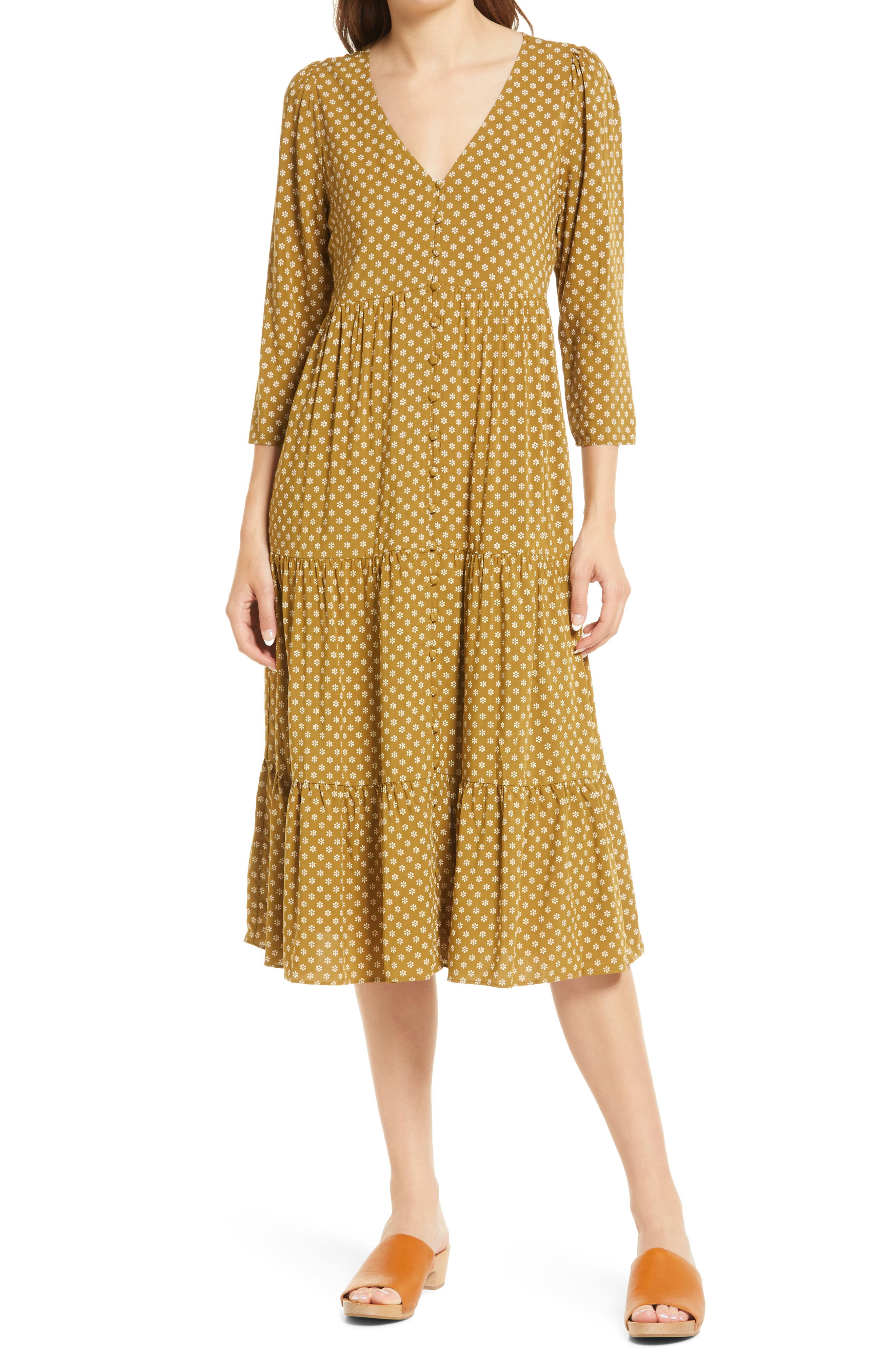 madewell yellow dress