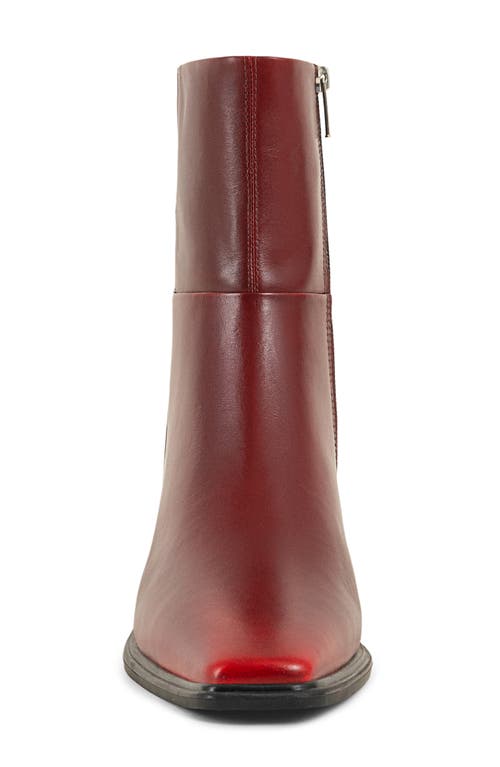 Shop Vagabond Shoemakers Aino Wedge Bootie In Red