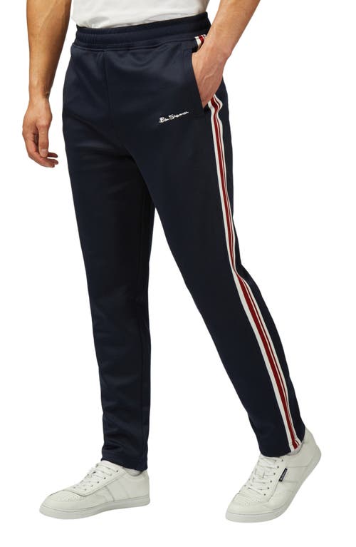 Shop Ben Sherman House Taped Track Pants In Dark Navy