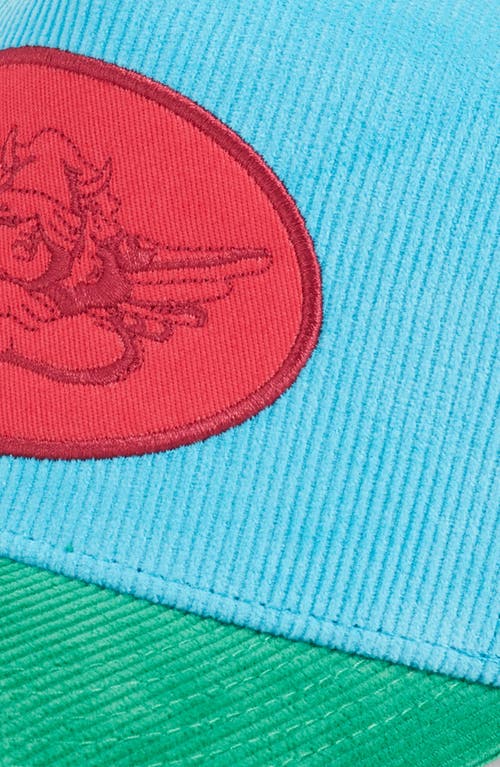 Boys Lie Made In Heaven Corduroy Trucker Hat In Green