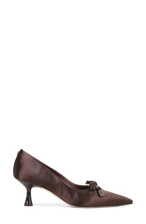 Shop Circus Ny By Sam Edelman Fleur Pointed Toe Pump In Dark Chocolate