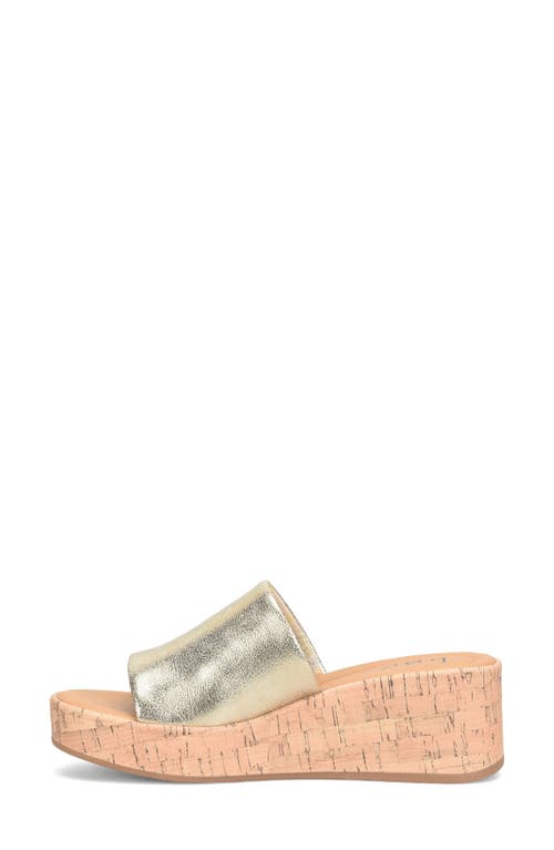 B O C By Børn Savia Platform Wedge Sandal In Champagne