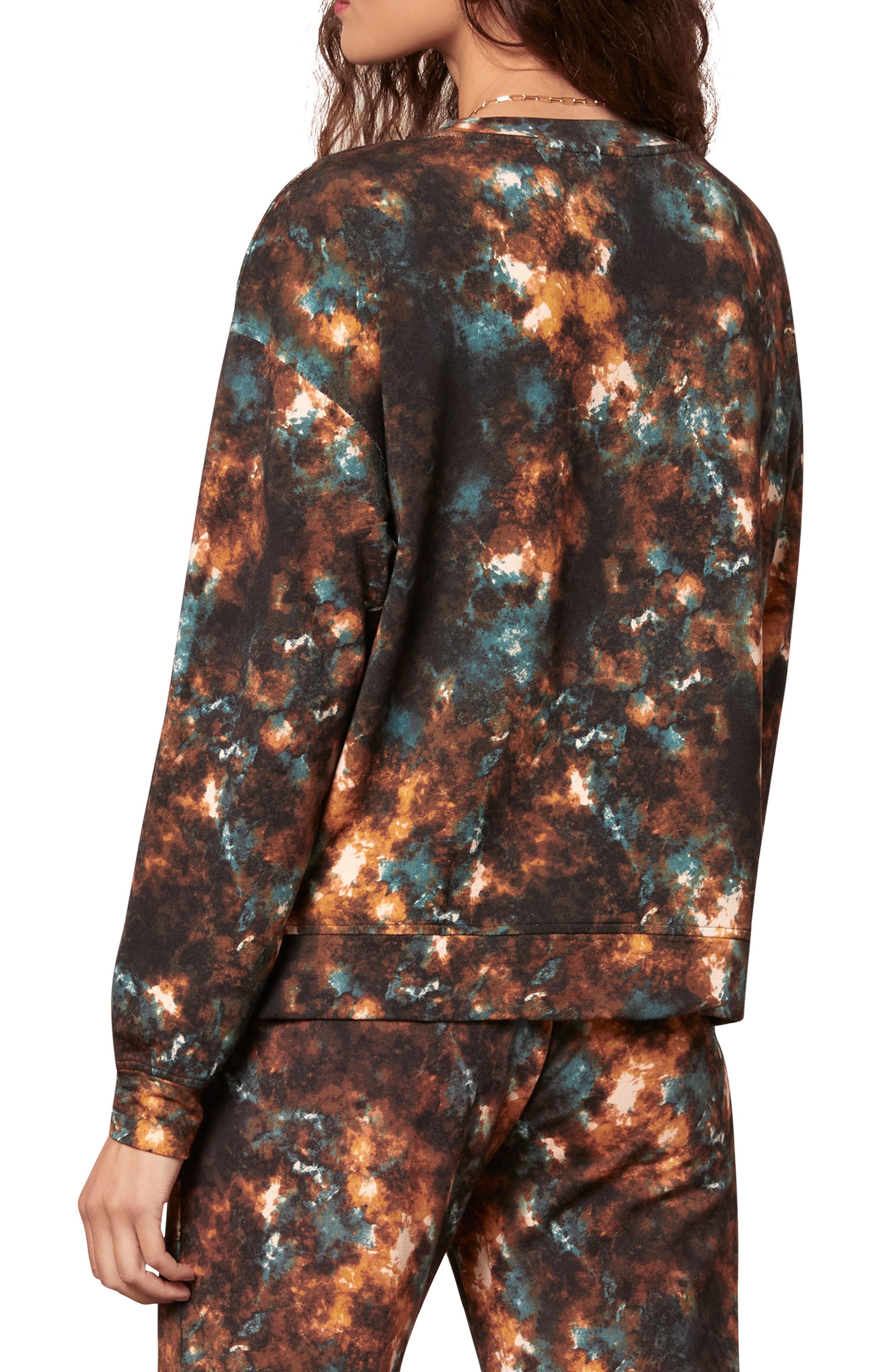 cosmos tie dye pullover