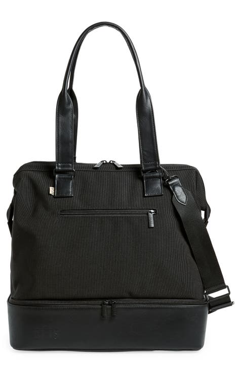 ELLE Sport Quilted Weekender Bag in Black