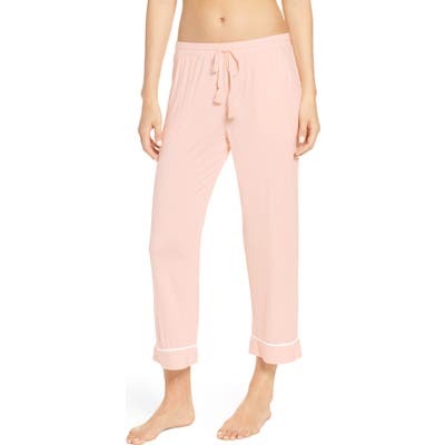 Nordstrom Lingerie Moonlight Crop Pajama Pants, Pink